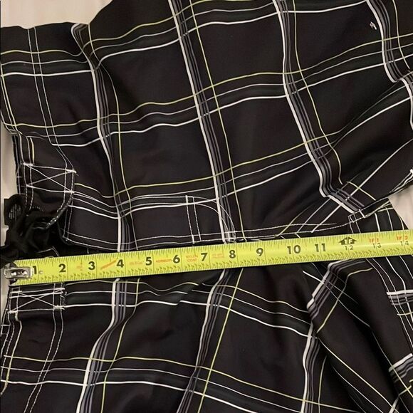 OP Ocean Pacific Black Board Shorts Swim Trunks Mens Size Medium 32-34 Beach - Picture 7 of 12